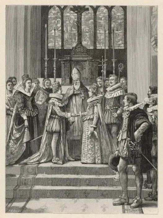 Framed Print : Louis XIII Weds Framed Print : Louis XIII Weds