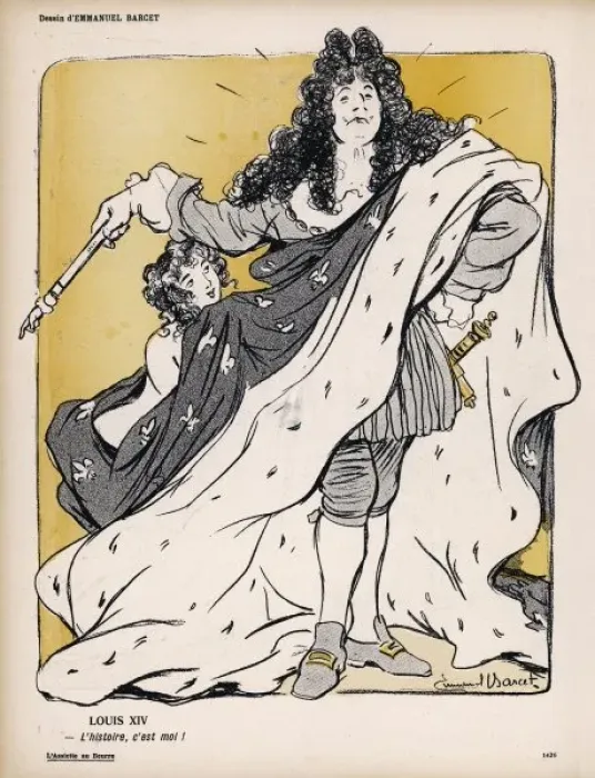 Framed Print : Louis Xiv / Caricature Framed Print : Louis Xiv / Caricature