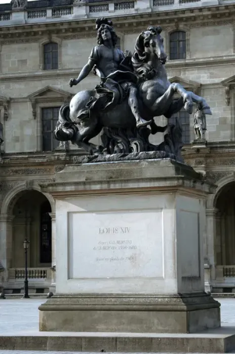 Framed Print : Louis XIV of France (1638-1715). House of Bourbon. Sculpture Framed Print : Louis XIV of France (1638-1715). House of Bourbon. Sculpture