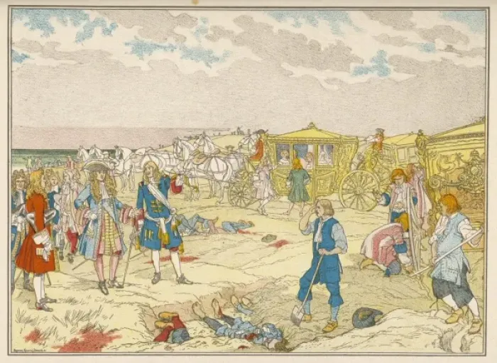 Framed Print : Louis XIV at Les Dunes Framed Print : Louis XIV at Les Dunes