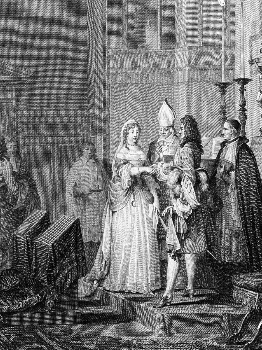 Framed Print : LOUIS XIV & MAINTENON Framed Print : LOUIS XIV & MAINTENON