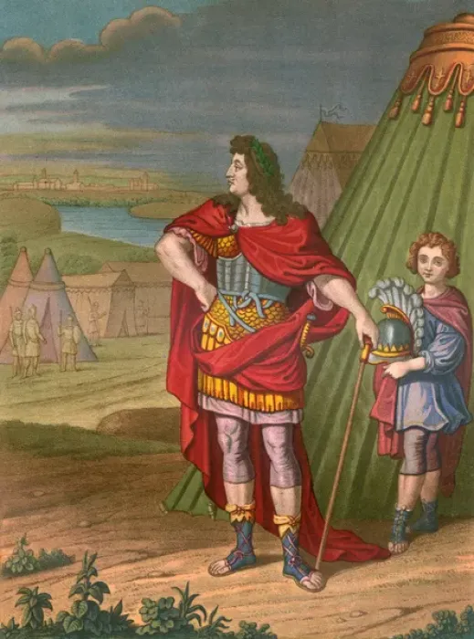 Framed Print : Louis XIV as Roman Framed Print : Louis XIV as Roman