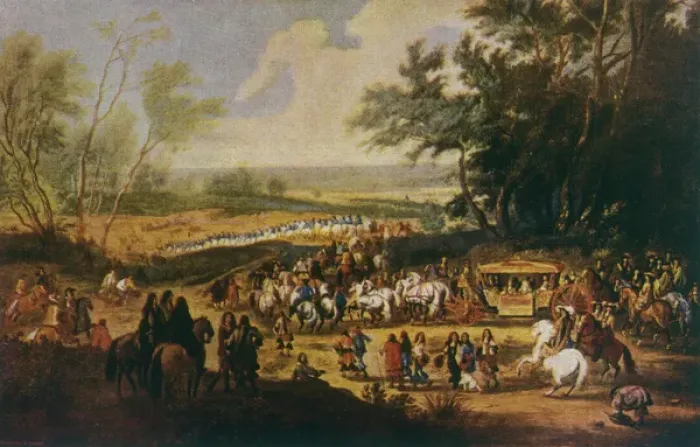 Framed Print : Louis XIV Royal Progress Framed Print : Louis XIV Royal Progress