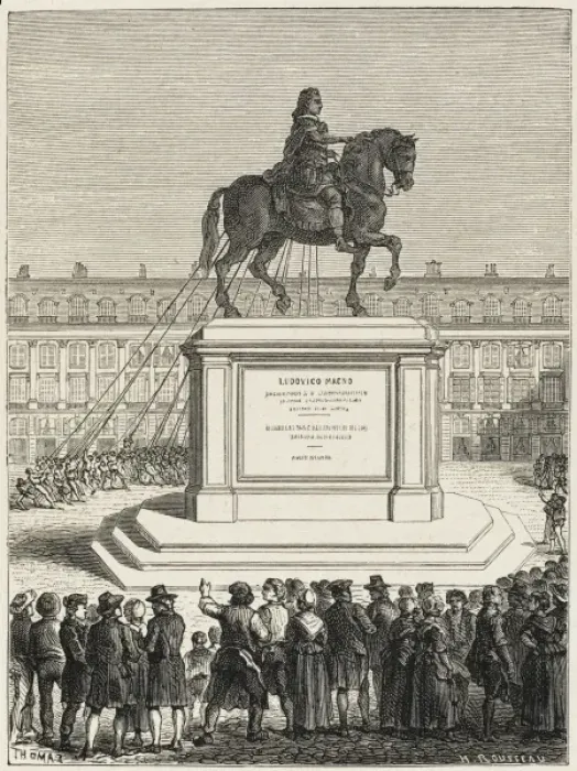 Framed Print : Louis XIV Statue - 1 Framed Print : Louis XIV Statue - 1