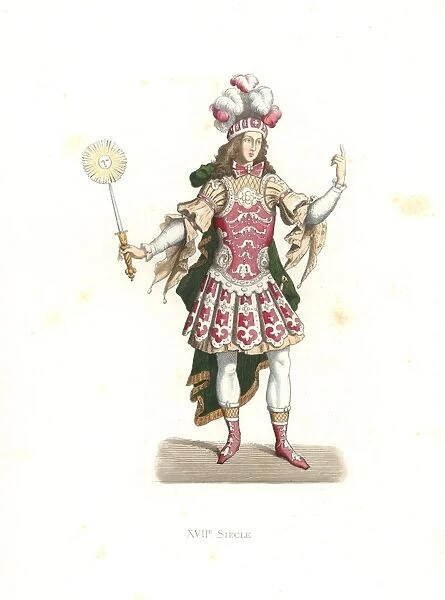 Louis XIV, the Sun King, in ballet costume, 17th century