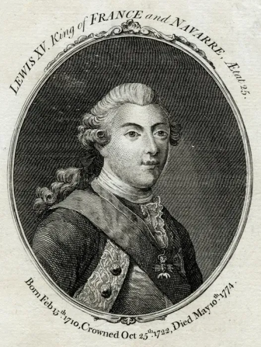Framed Print : Louis XV (Anon) Framed Print : Louis XV (Anon)