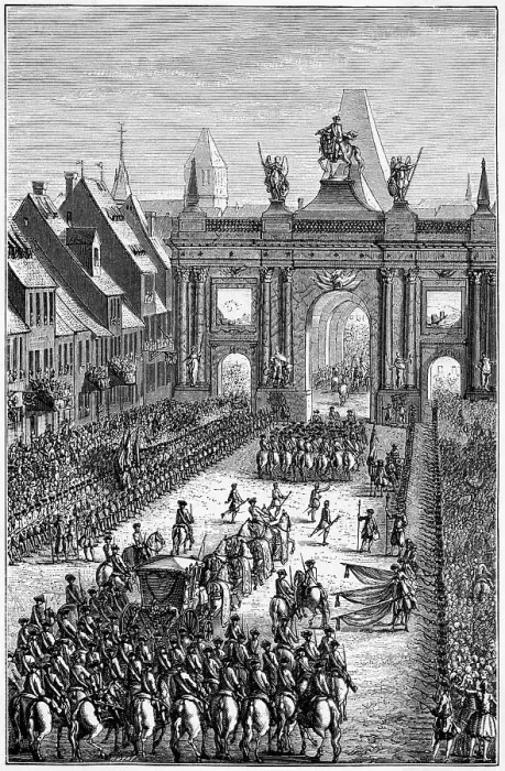 Framed Print : LOUIS XV AT STRASBOURG Framed Print : LOUIS XV AT STRASBOURG