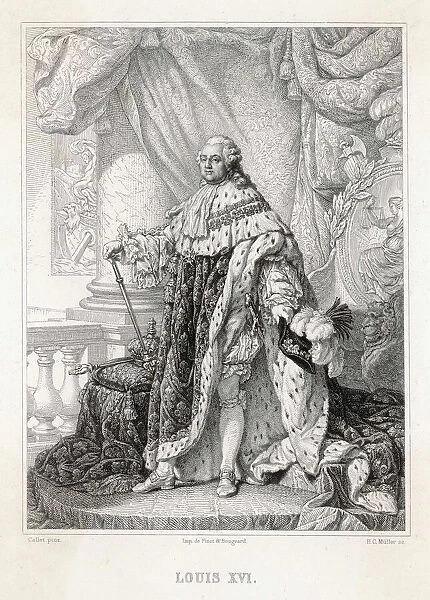 Louis XVI, King of France, full length portrait