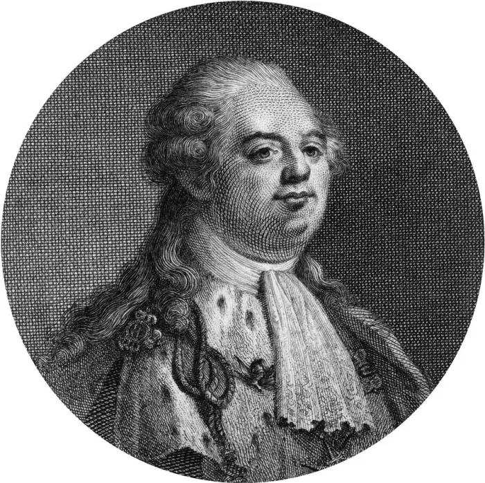 Framed Print : Louis XVI, King of France - oval portrait Framed Print : Louis XVI, King of France - oval portrait