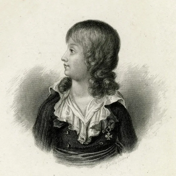 Framed Print : Louis XVII, titular King of France, son of Louis XVI Framed Print : Louis XVII, titular King of France, son of Louis XVI