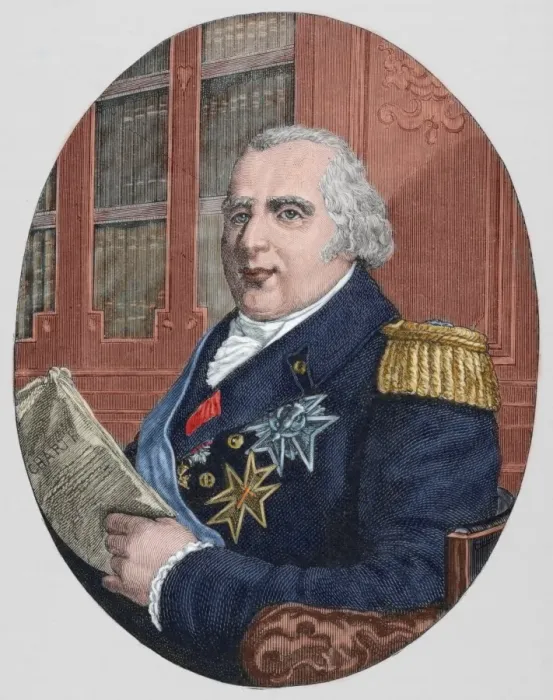 Framed Print : Louis XVIII (1755-1824). King of France from 1814-15 and 181 Framed Print : Louis XVIII (1755-1824). King of France from 1814-15 and 181