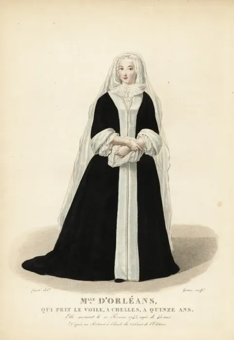 Framed Print : Louise Adelaide d Orleans, later Abbess of Framed Print : Louise Adelaide d Orleans, later Abbess of