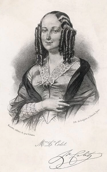 Louise Colet. LOUISE COLET (nee Revoil) French writer of the Romantic school