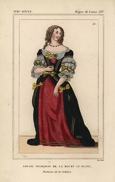 Louise de La Valliere, mistress of King Louis XIV