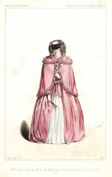 Framed Print : Louise Lavoye as Mlle. de Solange in Les Mousquetaires Framed Print : Louise Lavoye as Mlle. de Solange in Les Mousquetaires