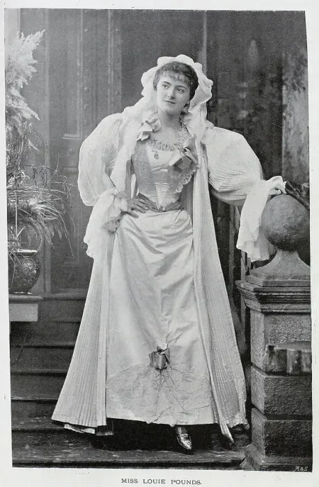 Framed Print : Louise Pounds, actress, singer, theatrical studio portrait Framed Print : Louise Pounds, actress, singer, theatrical studio portrait