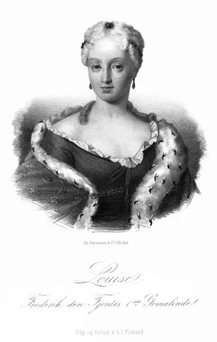 Framed Print : Louise, queen consort of Frederick IV Framed Print : Louise, queen consort of Frederick IV