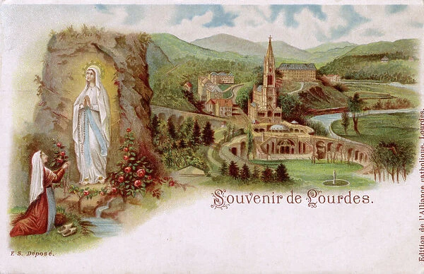 Lourdes - Praying at the Grotto and the Basilica