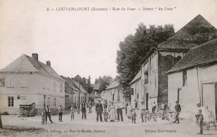 Framed Print : Louvencourt (Somme), France - Rue du Four Framed Print : Louvencourt (Somme), France - Rue du Four