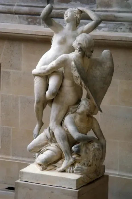 Framed Print : Louvre Museum. French sculpture. Paris. France Framed Print : Louvre Museum. French sculpture. Paris. France