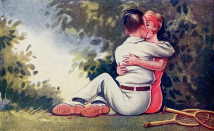 Framed Print : Love Game Date: 1920 Framed Print : Love Game Date: 1920