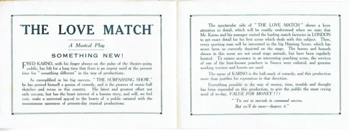 Framed Print : The Love Match by Fred Karno and Cyril Hemmington Framed Print : The Love Match by Fred Karno and Cyril Hemmington