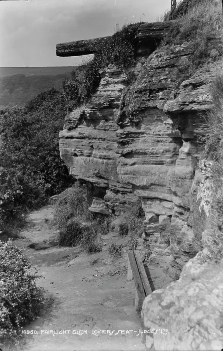 Framed Print : Lovers Seat at Fairlight Glen Framed Print : Lovers Seat at Fairlight Glen