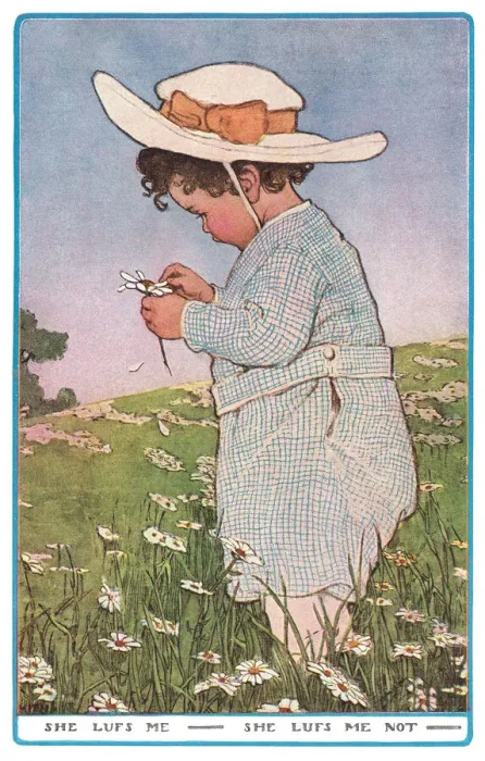 Framed Print : She Loves Me, She Loves Me Not Framed Print : She Loves Me, She Loves Me Not