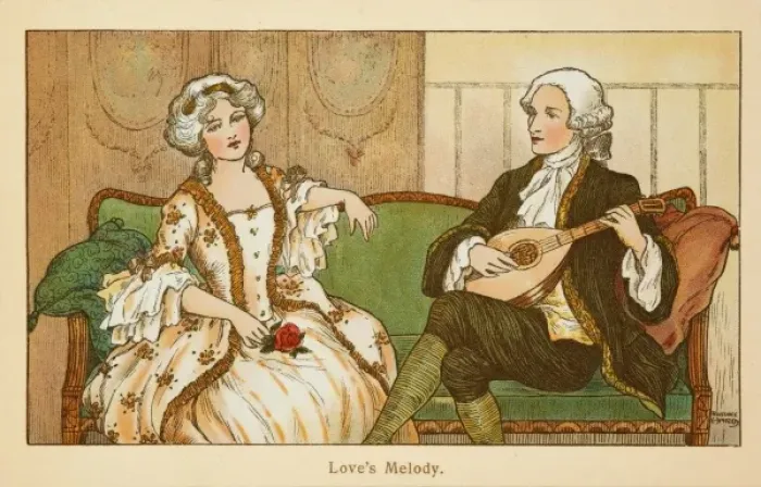 Framed Print : Loves Melody by Florence Hardy Framed Print : Loves Melody by Florence Hardy