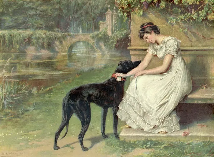 Framed Print : Love's Messenger by S. E. Waller, Valentine, Love Letter Framed Print : Love's Messenger by S. E. Waller, Valentine, Love Letter
