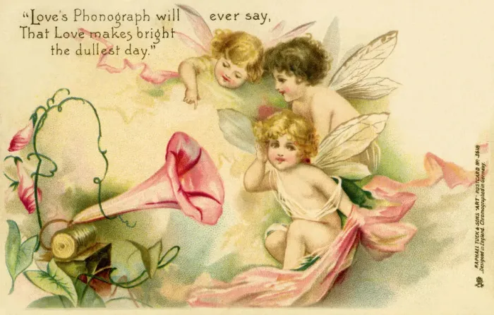 Framed Print : Loves phonograph Framed Print : Loves phonograph