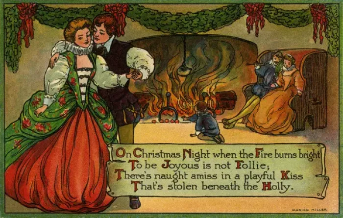 Framed Print : Loving couple at Xmas fireside Framed Print : Loving couple at Xmas fireside