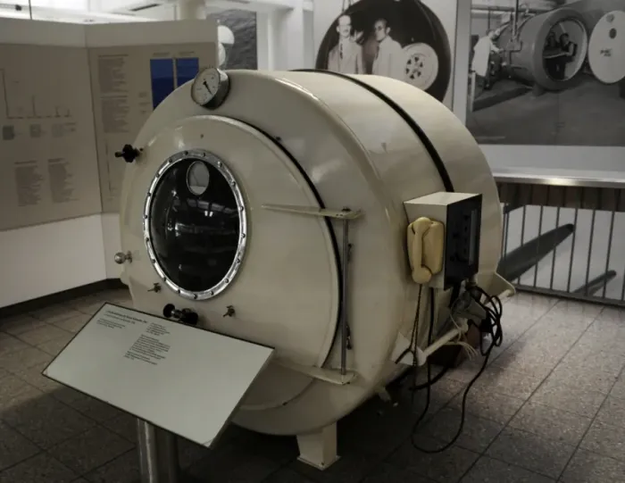 Framed Print : Low pressure chamber type Schroedter, 1960 Framed Print : Low pressure chamber type Schroedter, 1960