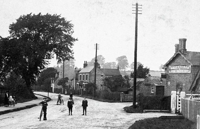 Framed Print : Lowdham early 1900s Framed Print : Lowdham early 1900s