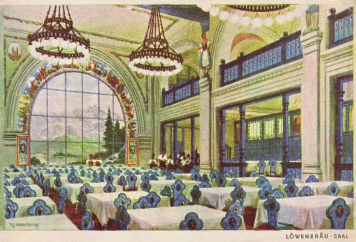 Framed Print : The Lowenbrau Saal in Vaterland, Berlin, 1920s Framed Print : The Lowenbrau Saal in Vaterland, Berlin, 1920s
