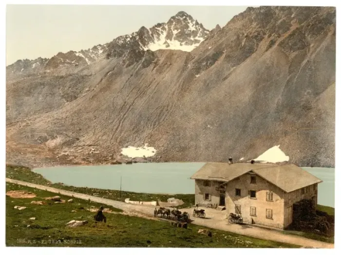 Framed Print : Lower Engadine, Fluela Hospice, Grisons, Switzerland Framed Print : Lower Engadine, Fluela Hospice, Grisons, Switzerland