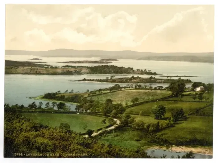 Framed Print : Lower Lough Erne. County Fermanagh, Ireland