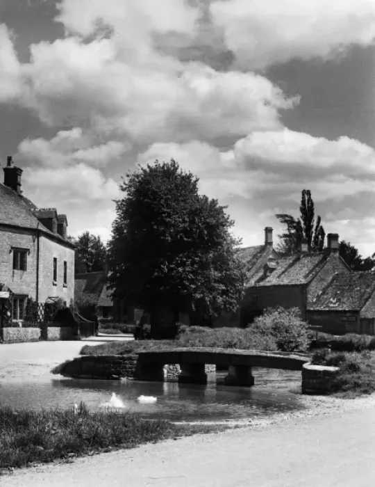 Framed Print : Lower Slaughter Framed Print : Lower Slaughter