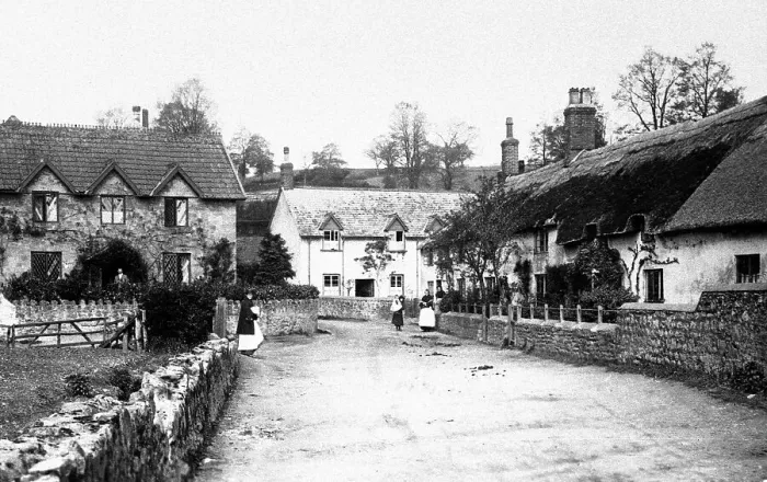 Framed Print : Lower Washford early 1900s Framed Print : Lower Washford early 1900s