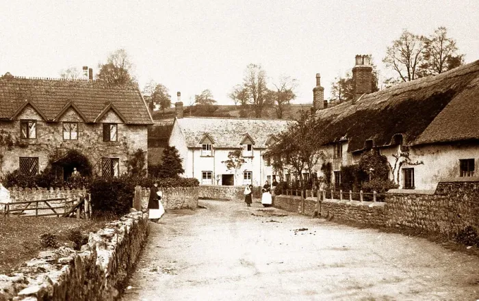 Framed Print : Lower Washford early 1900's Framed Print : Lower Washford early 1900's