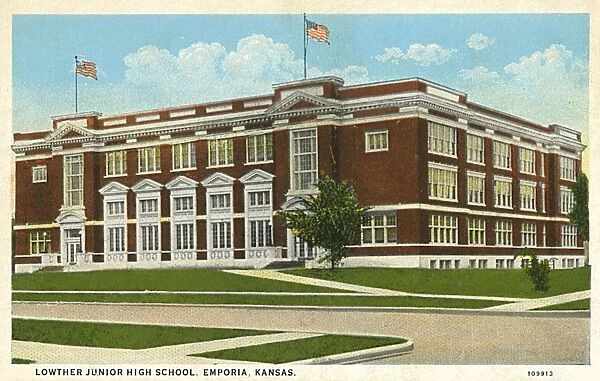 Lowther Junior High School, Emporia, Kansas, USA