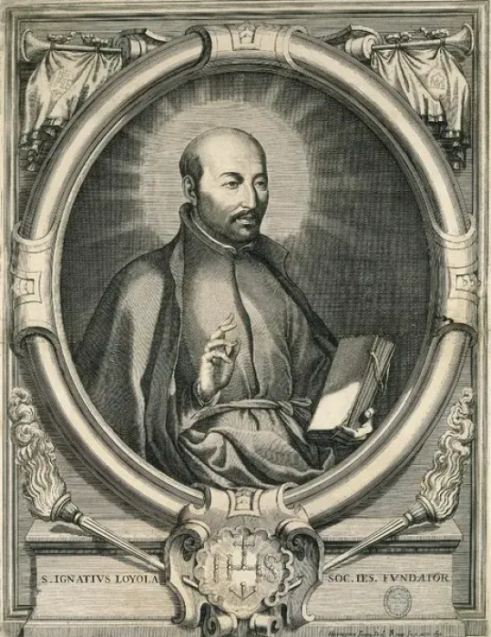 Framed Print : Loyola, Saint Ignacius of (1491-1556). Spanish religious Framed Print : Loyola, Saint Ignacius of (1491-1556). Spanish religious