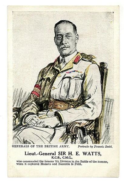 Lt-General Sir H. E. Watts