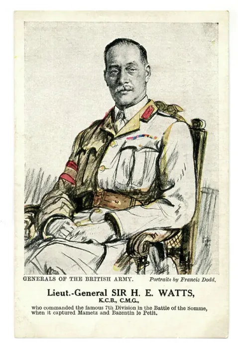 Framed Print : Lt-General Sir H. E. Watts Framed Print : Lt-General Sir H. E. Watts
