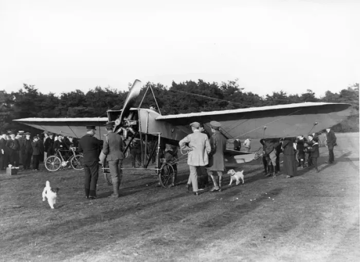 Framed Print : Lt Reginald A Cammells Bleriot XXI at Aldershot Framed Print : Lt Reginald A Cammells Bleriot XXI at Aldershot