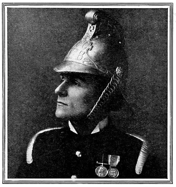 Lt. Sampson Sladen, London Fire Brigade, 1909