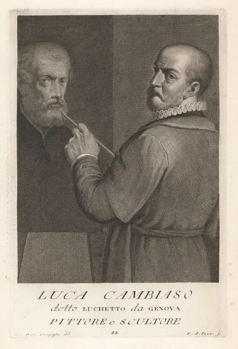 Framed Print : Luca Cambiaso, Italian painter and draughtsman, 1527-1585 Framed Print : Luca Cambiaso, Italian painter and draughtsman, 1527-1585