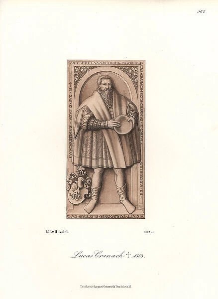 Lucas Cranach, German artist, died 1553