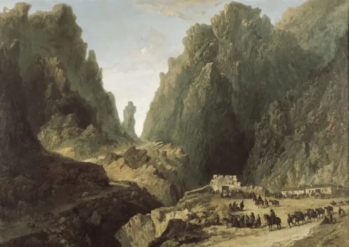 Framed Print : LUCAS VELAZQUEZ, Eugenio (1817-1870). Landscape Framed Print : LUCAS VELAZQUEZ, Eugenio (1817-1870). Landscape