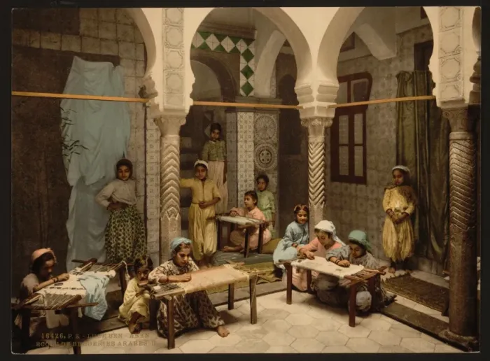 Framed Print : Luce Ben Aben, School of Arab Embroidery, Algiers, Algeria Framed Print : Luce Ben Aben, School of Arab Embroidery, Algiers, Algeria